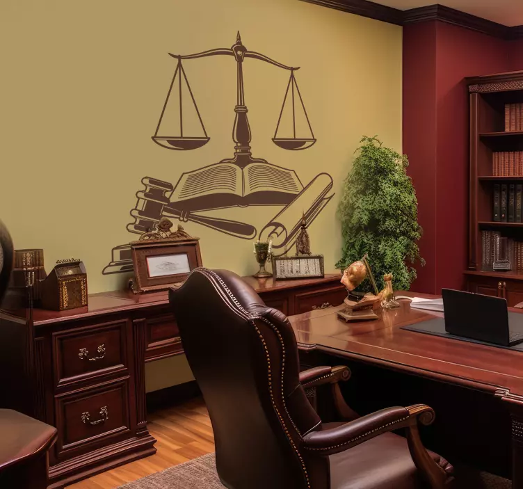 Aufkleber Recht justiz-Icons - TenStickers