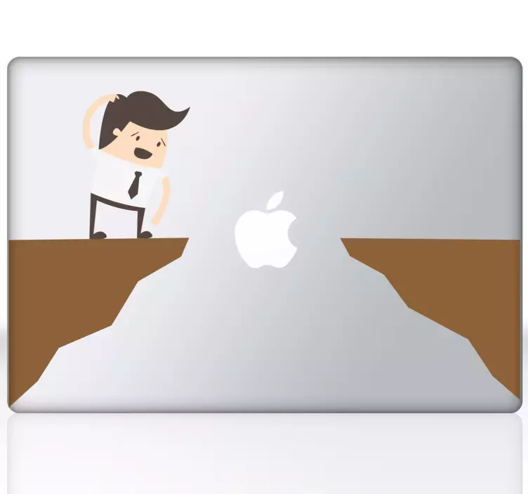 Aufkleber Macbook Klippensprung - TenStickers