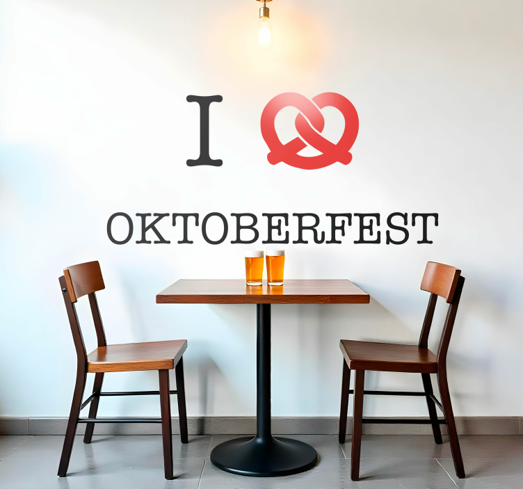 Oktoberfest Sticker ich liebe oktoberfesttext - TenStickers