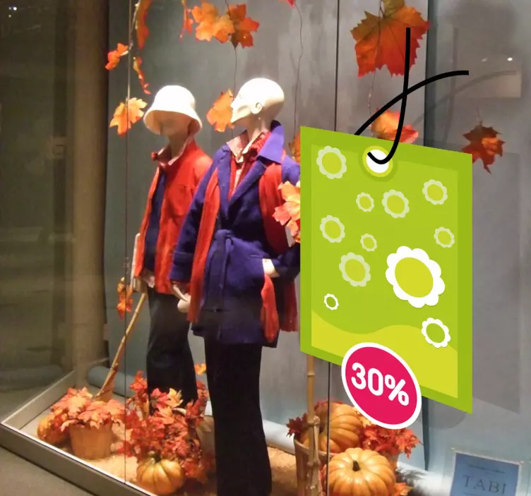 Aufkleber personalisierte Prozente - TenStickers