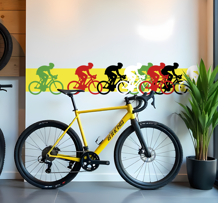 Aufkleber Radsport peloton-grenze - TenStickers