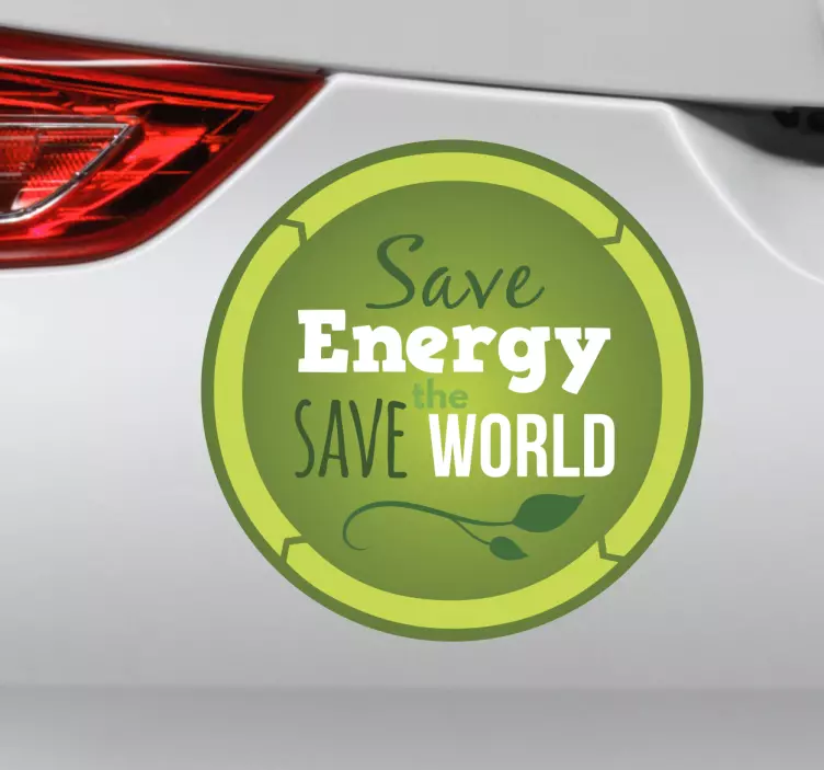 Aufkleber Save Energy - TenStickers