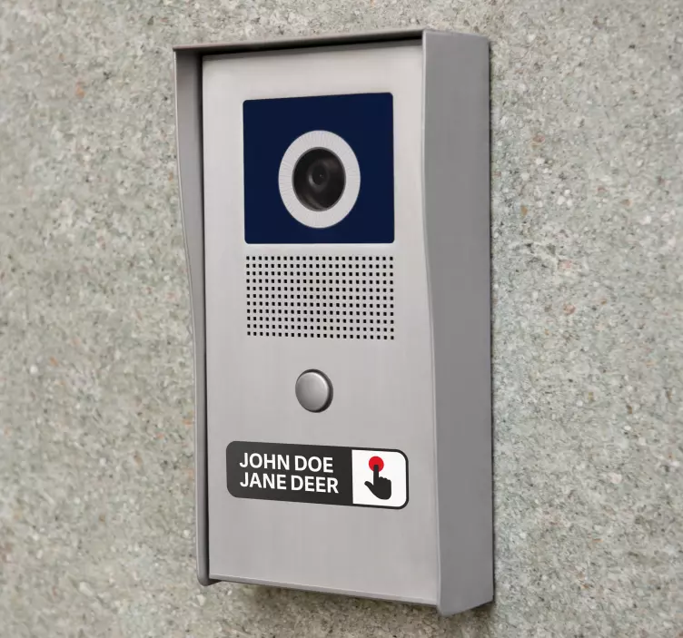 Klebeschilder Intercom aktivieren - TenStickers