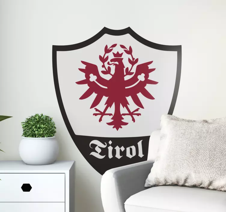 Wandtattoo Wohnzimmer Schilder Tirol Wappen - TenStickers