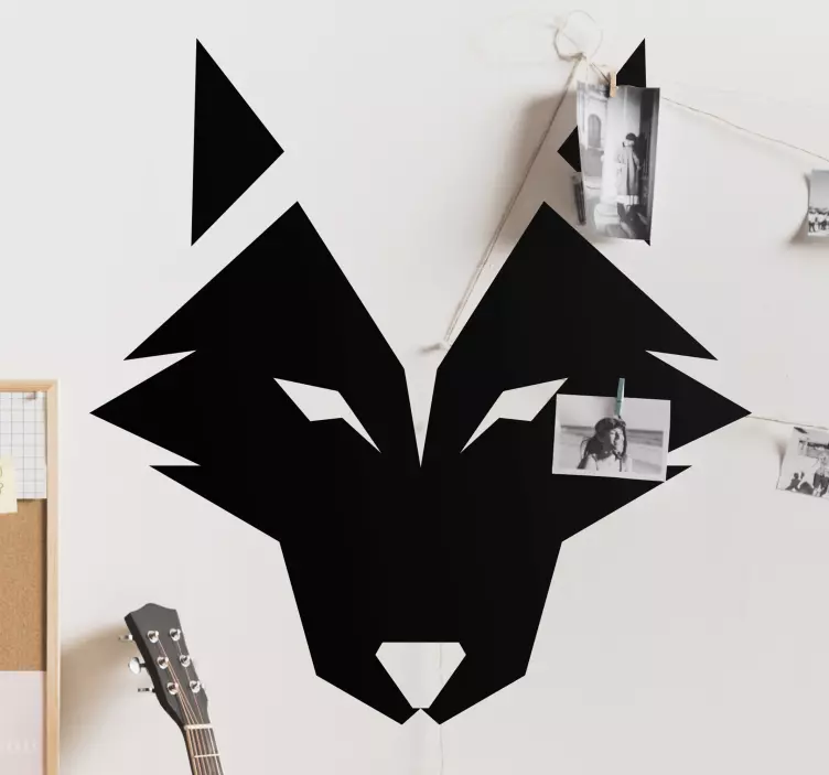 Wandtattoo Wildes Tier Wolfskopf  - TenStickers