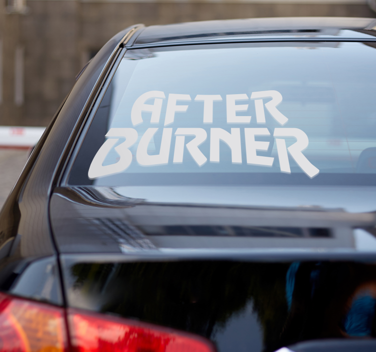Autoaufkleber after burner - TenStickers