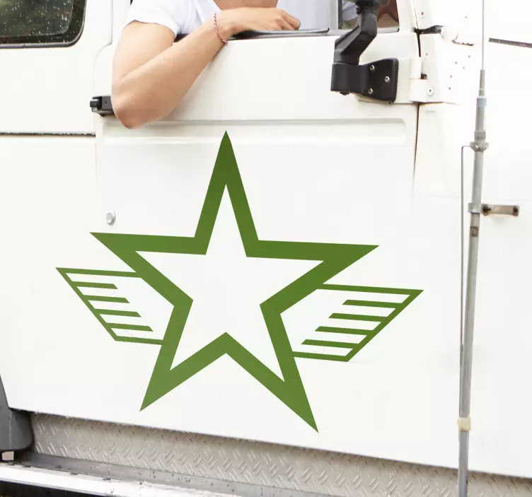 Autoaufkleber armeestern - TenStickers