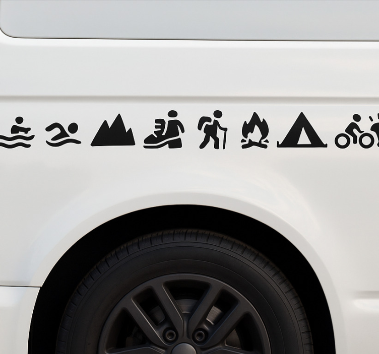 Autoaufkleber outdoor-abenteuer-kollektion - TenStickers