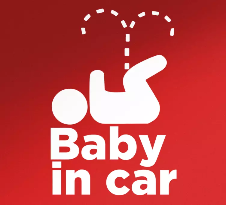 Baby on board aufkleber für die sicherheit von kleinkindern - TenStickers