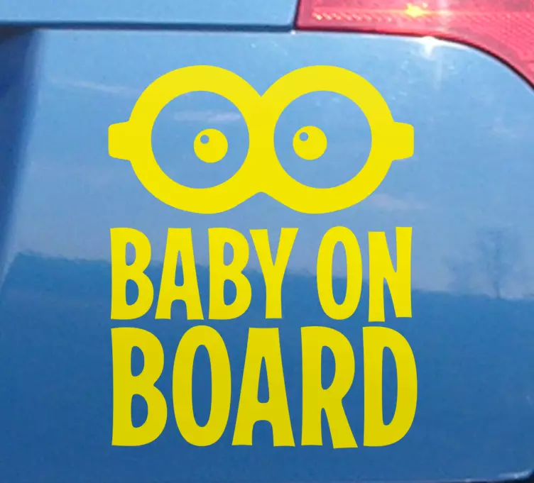 Baby on board aufkleber lustiges babyschild - TenStickers