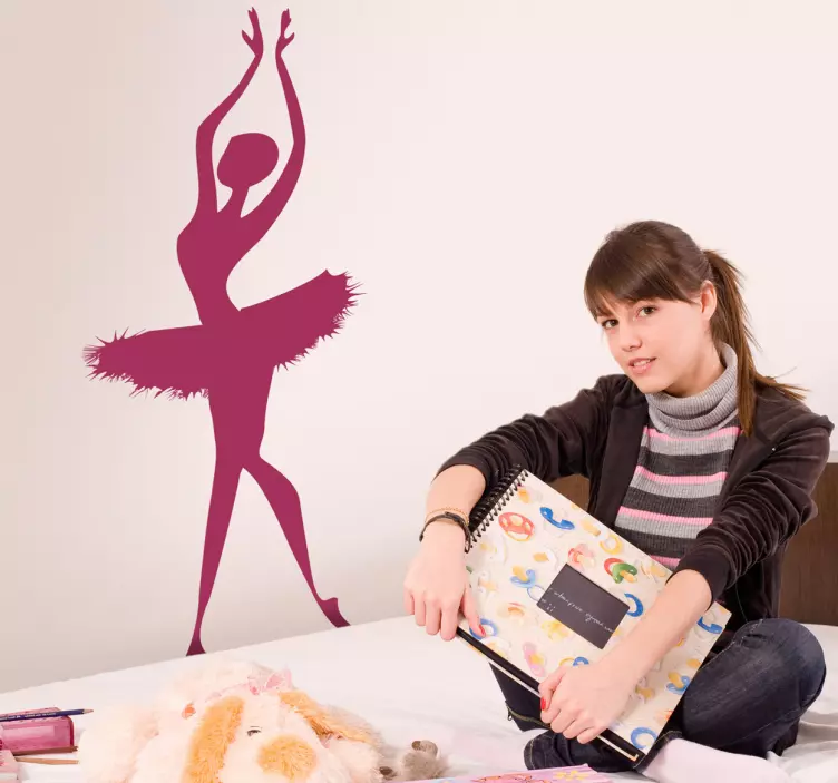 Ballerina Aufkleber - TenStickers