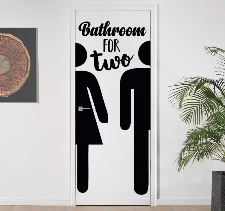 Bathroom for 2 Badezimmer Aufkleber - TenStickers