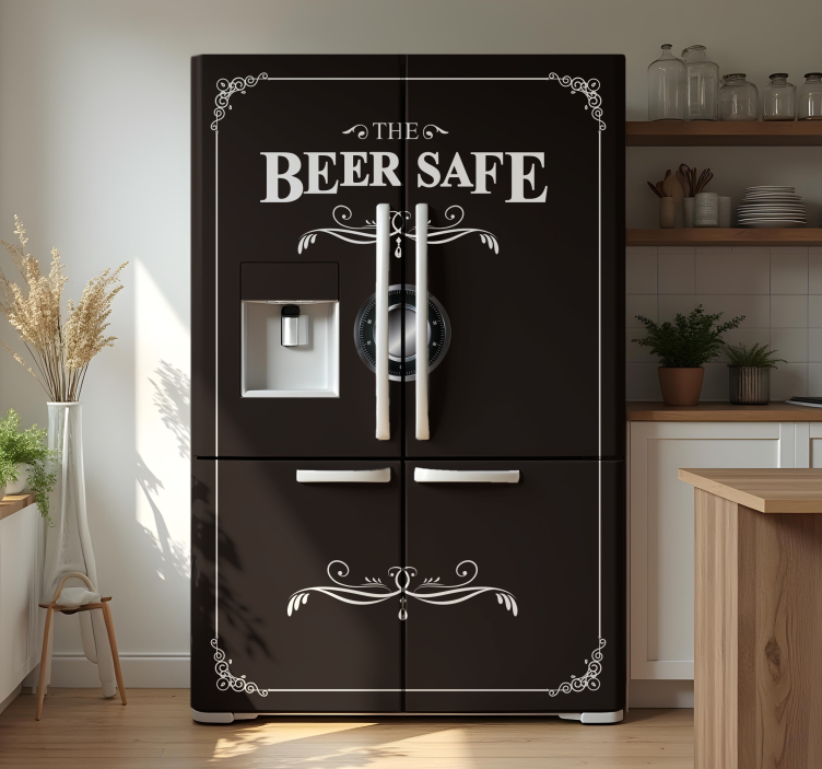 Folie Kühlschrank Beer Safe - TenStickers
