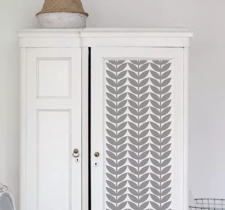 Blätter Muster Möbelaufkleber - TenStickers