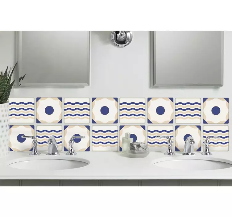 Bordüre Spanisches Kachelmuster - TenStickers