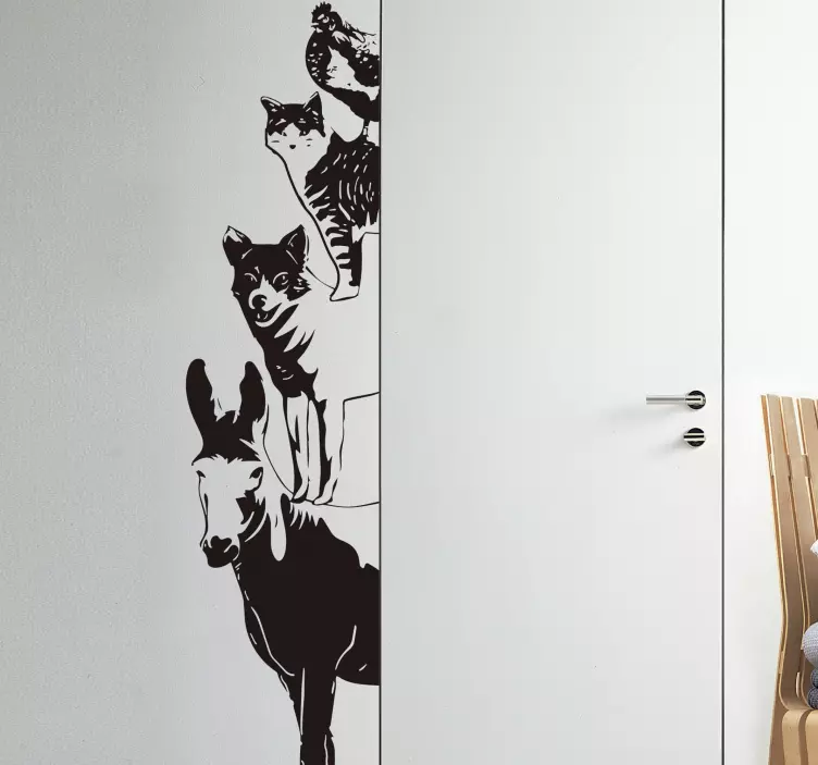 Wandtattoo Bremer Stadtmusikanten - TenStickers