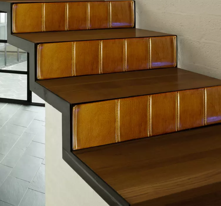 Bücher Rücken Treppen Aufkleber - TenStickers