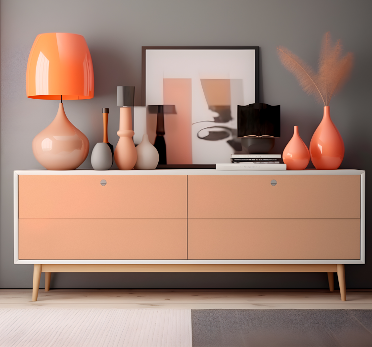 Einfarbige selbstklebende Folie flaum - TenStickers