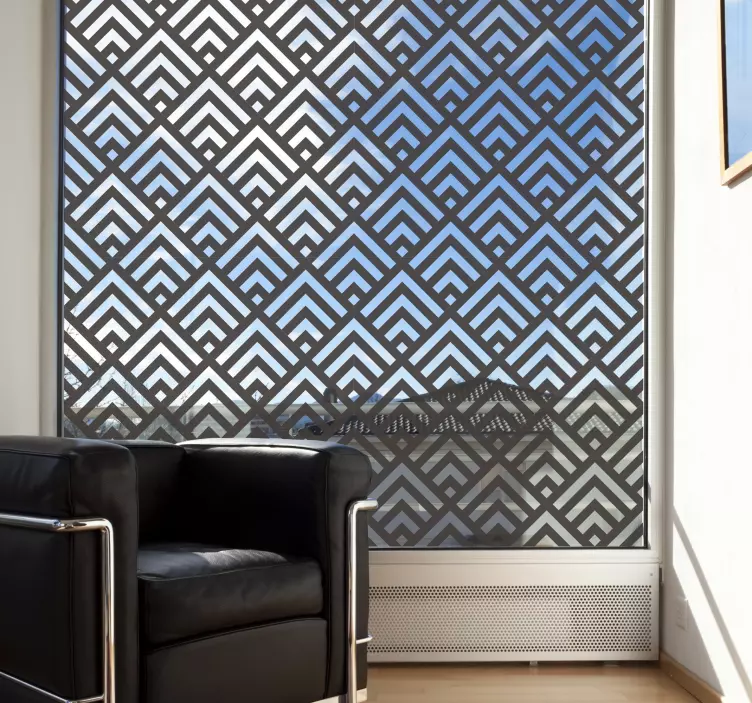 Diamantform Wandtattoo Fenster - TenStickers