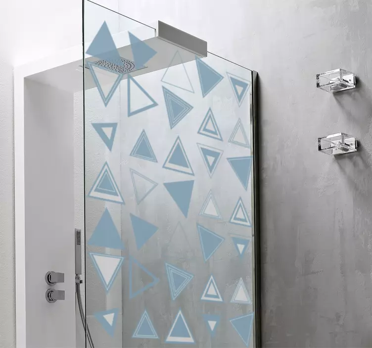 Klebefolie Dusche Dreiecksform - TenStickers