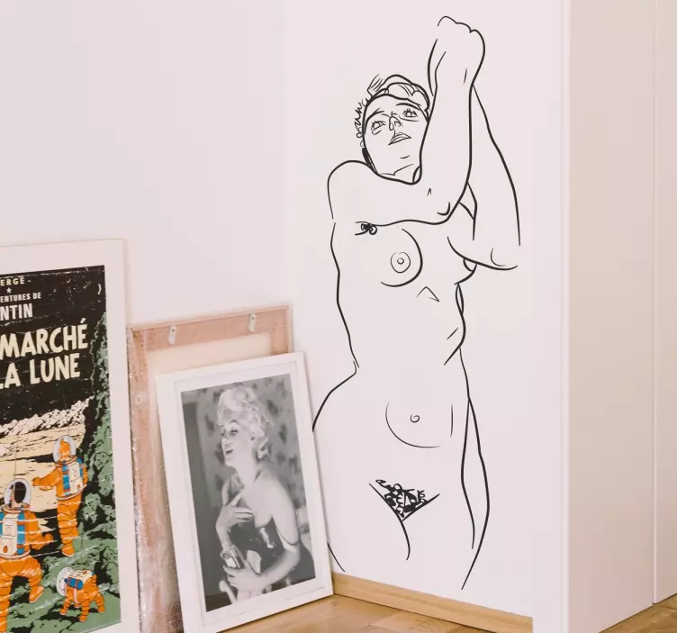 Egon Schiele Wandtattoo - TenStickers