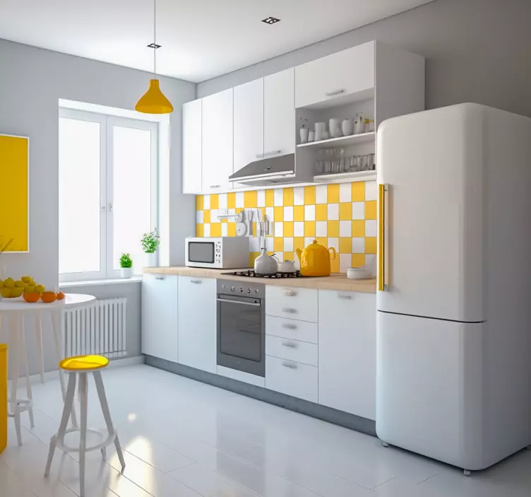 Einfarbige selbstklebende monocolor Fliesen - TenStickers