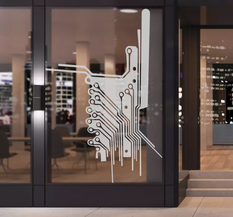 Elektronischer Kreislauf Aufkleber - TenStickers