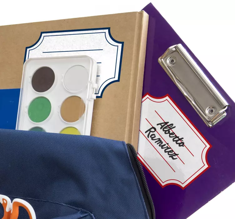 Etiketten für schulbedarf bildungsaufkleber - TenStickers