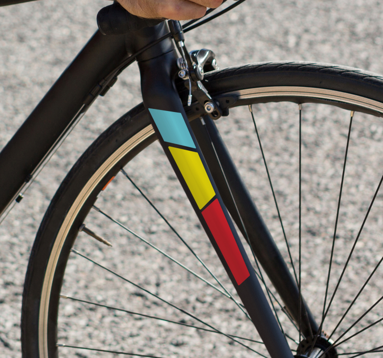Fahrrad Aufkleber rennrad-vorderradgabel - TenStickers