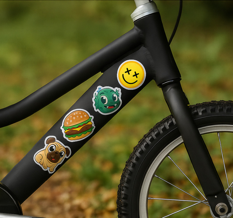 Fahrrad Aufkleber sammlung von zeichentrickfiguren - TenStickers