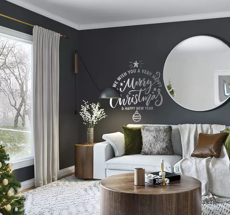 Weihnachtssticker frohe feiertagsgrüße - TenStickers