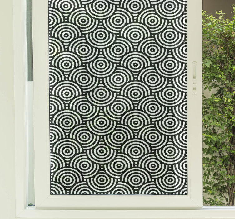 Fenster Aufkleber Cercles für fenster - TenStickers