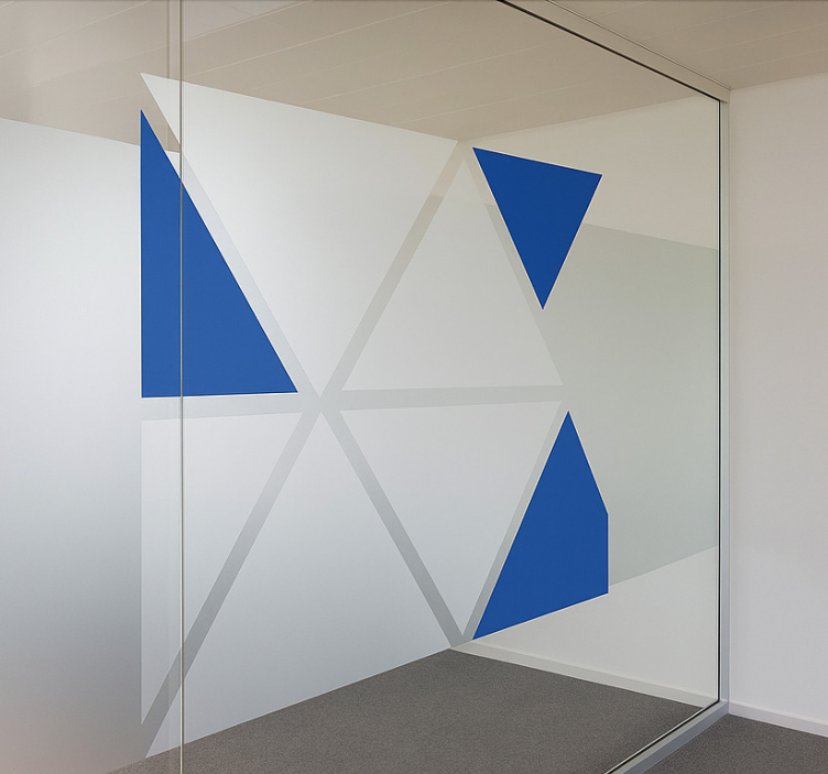 Fensteraufkleber dreiecksformen - TenStickers