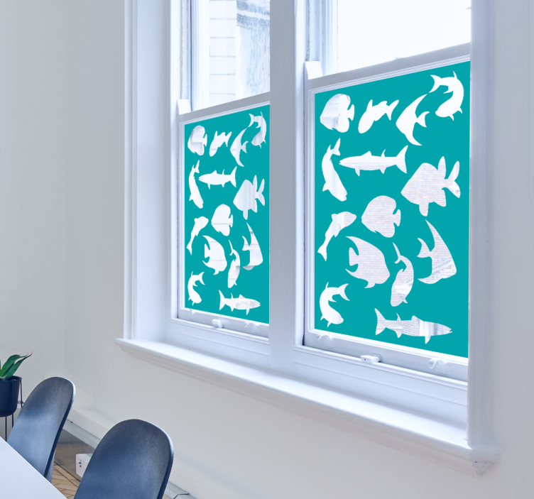 Fensterfolie Fische - TenStickers