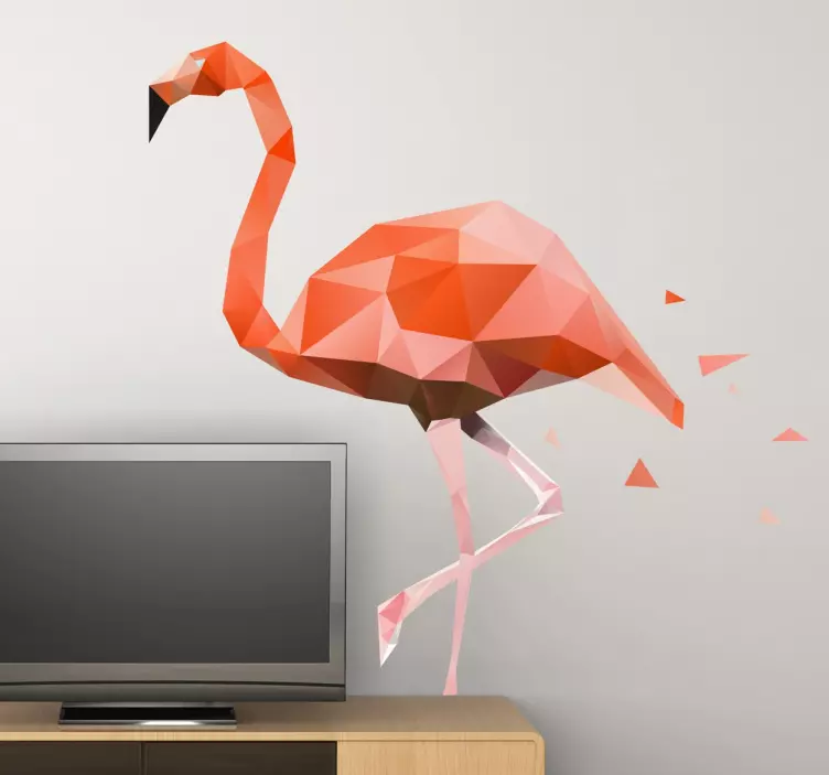 Flamingo Aufkleber - TenStickers