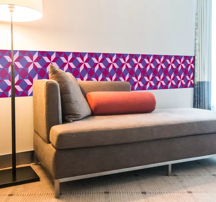 Fliesenaufkleber hydraulisches Muster - TenStickers