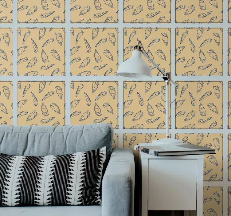 Fliesenaufkleber Muschel-vinylfliesen - TenStickers