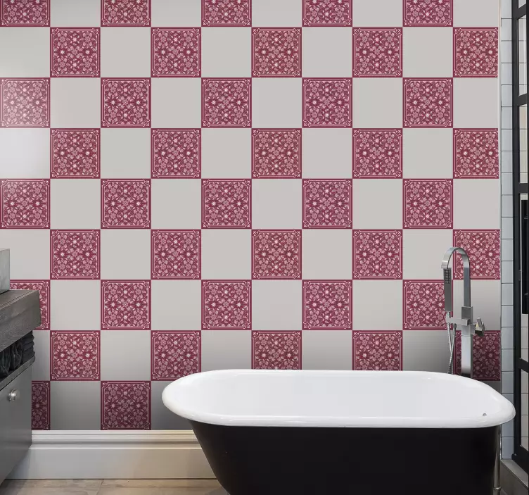 Fliesenaufkleber Schöne paisley blumen - TenStickers