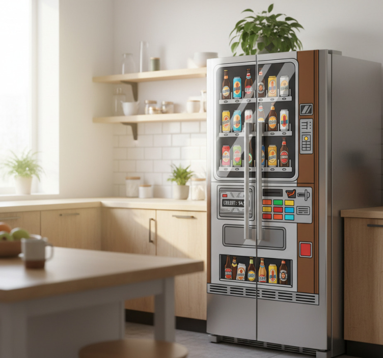 Folie kühlschrank bierautomat - TenStickers