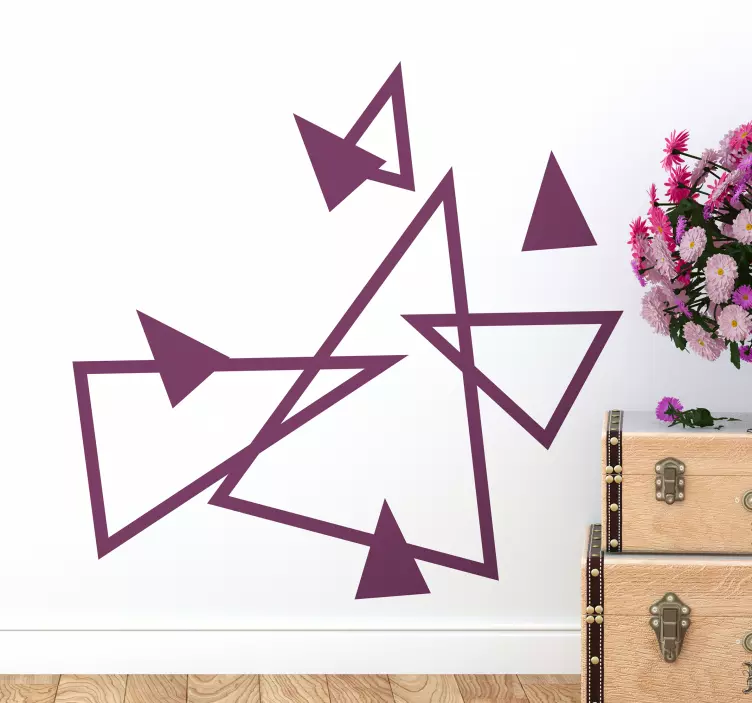 Form Wandtattoo Abstrakte geometrische Figuren - TenStickers