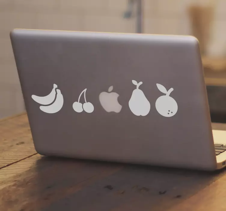 Fruchtvielfalt macbook aufkleber - TenStickers