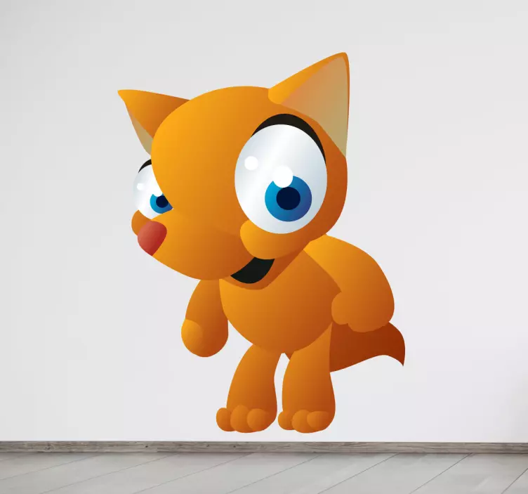Fuchs Kinder Aufkleber - TenStickers
