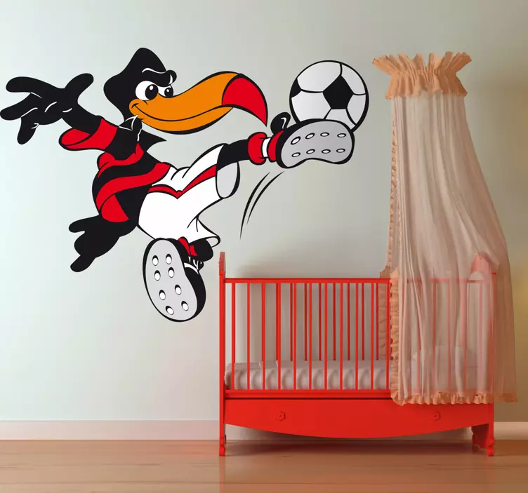 Fußball Vogel Aufkleber - TenStickers
