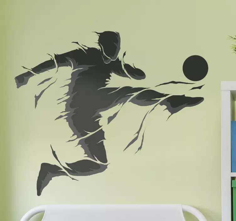 Fußballspieler fußball wandtattoo - TenStickers