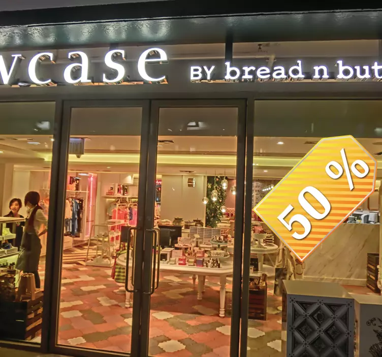 Gelbes Etikett Aufkleber - TenStickers