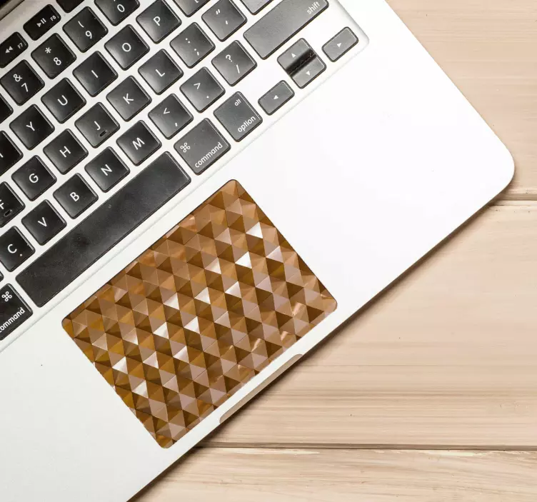 Geometrisches 3D Muster Trackpad Aufkleber - TenStickers