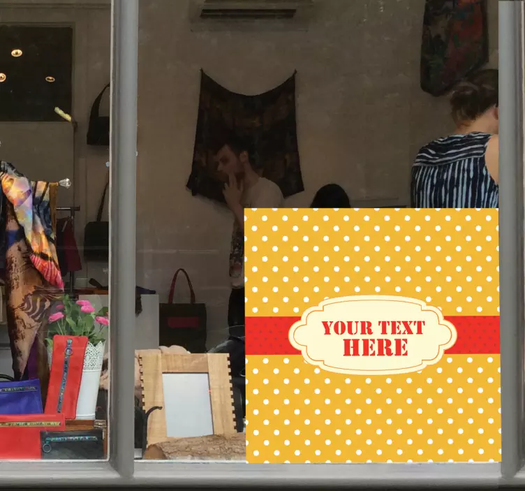 Geschenkpapier Text Aufkleber - TenStickers