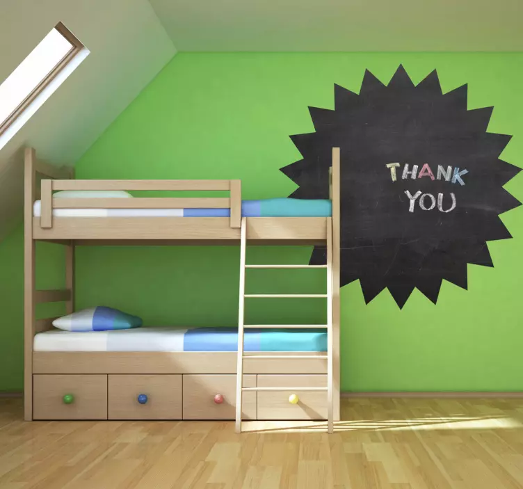 Gezackter Kreis Aufkleber - TenStickers