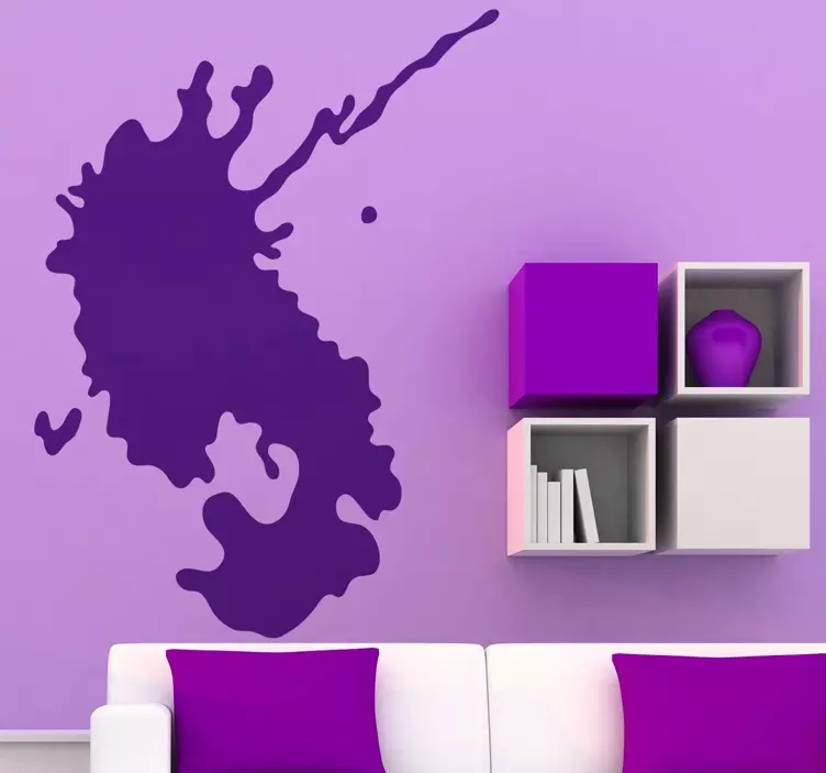 Großer Farbfleck Aufkleber - TenStickers