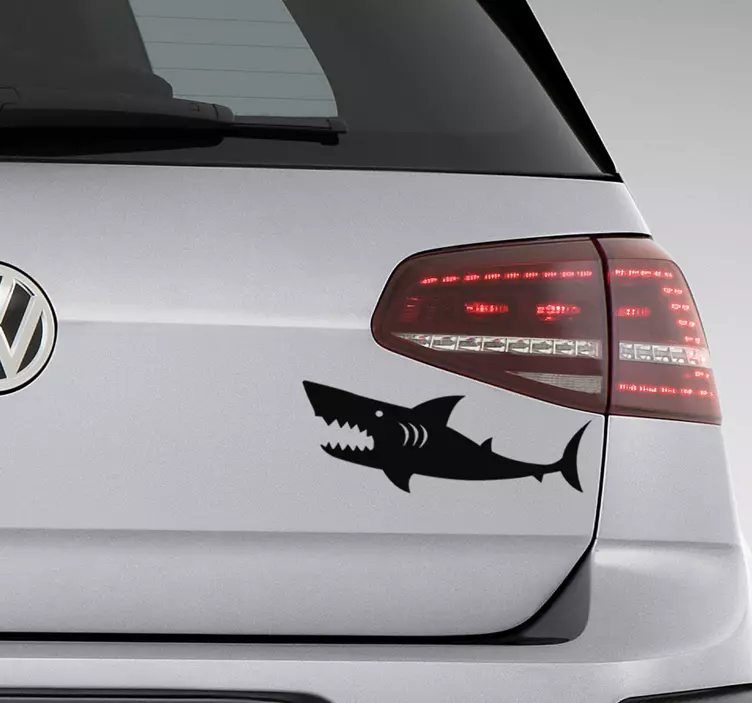 Hai Autosticker Wandtattoo Fische - TenStickers